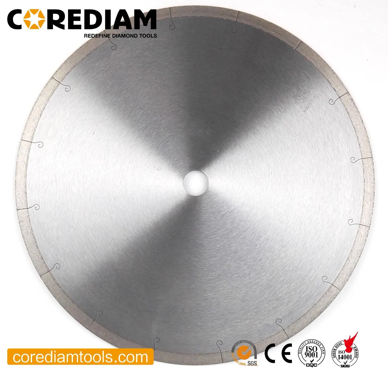 350mm/14-Inch Sinter Hot-Pressed Blade with Silent Cutting Slot for Ceramic Tile and Porcelain /Diamond Cutting Disc/Diamond Tools