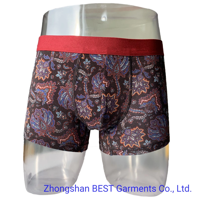 Design de algodão boxeador de moda homens Cuecas Boxer Curto