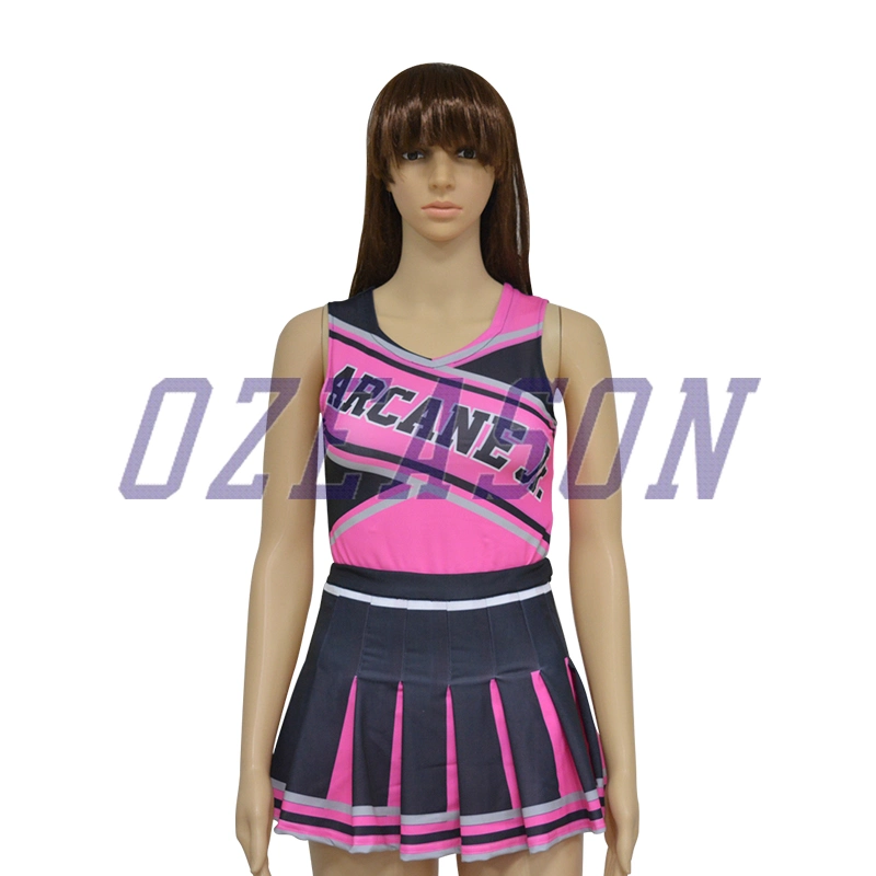 OEM Custom 2023 New Fashion Printing Cheerleading Uniforms Girls Sexy Hot Cheerleader Costumes