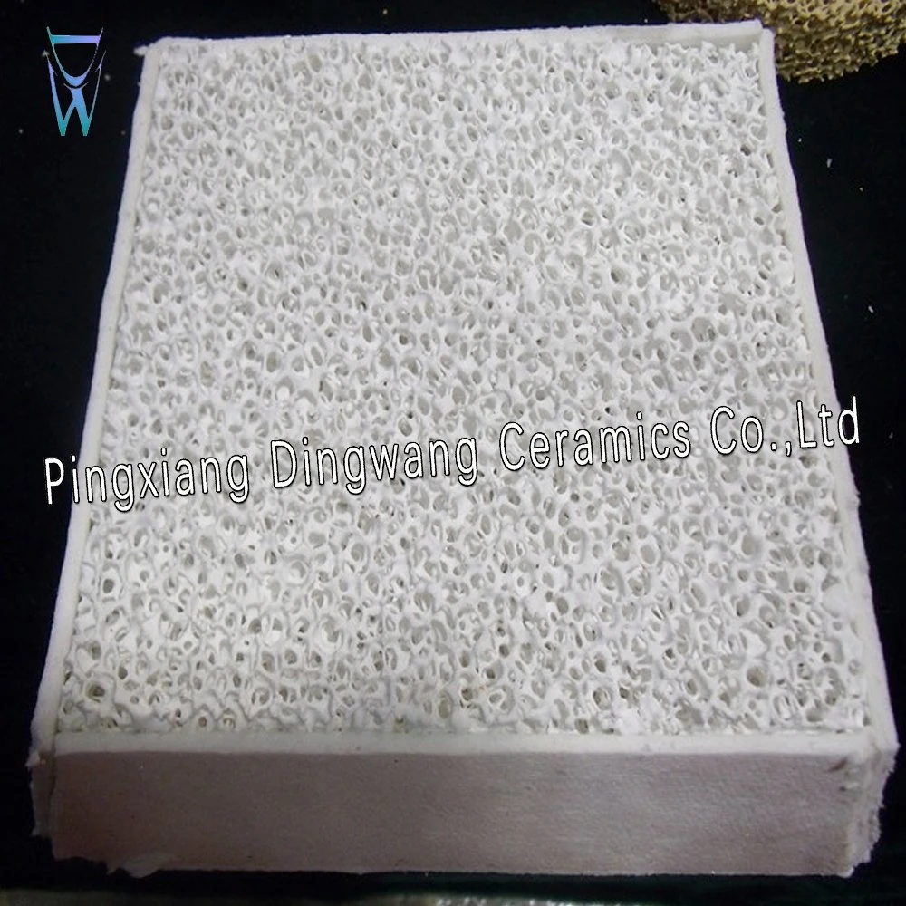 Refractory 10ppi/20ppi/30ppi/40ppi Aluminum Ceramic Foam Filter