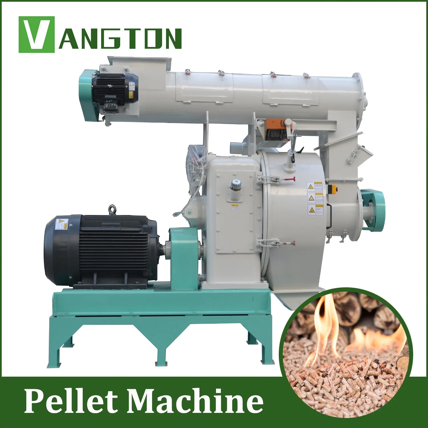 Ring Die Biomass Wood Pellet Machine for Sawdust/Straw/Ricehusk/Coconut/Peanut/Shells/Palm/Leaf/Bagasse/Waste/Branch/Briquette/Pelletizing