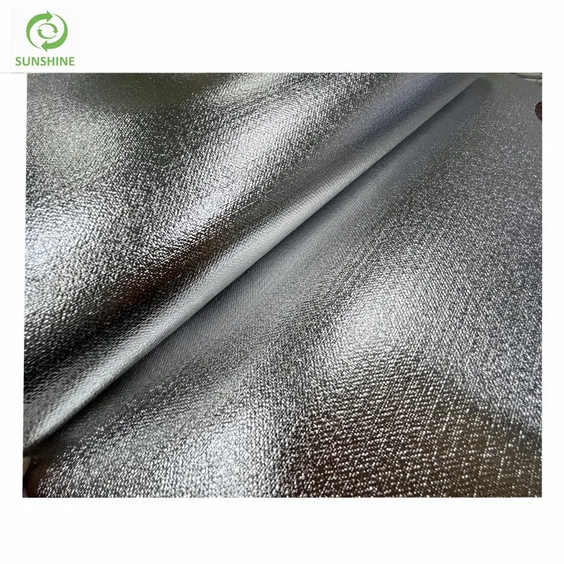 Lamination Nonwoven Fabric PP PE Laminated Fabric Shinning Decorative Cloth