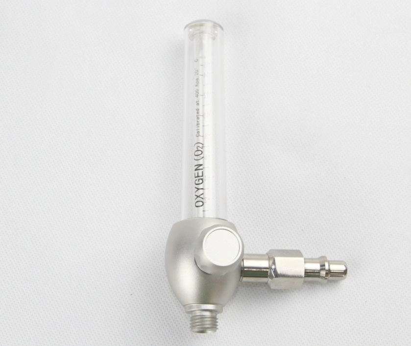 Aluminum Body Material Oxygen Flowmeter with Humidifier with Different Standard Adapter