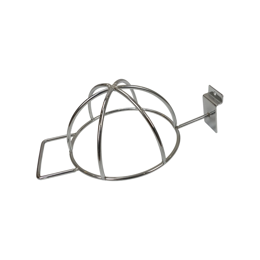 Chrome Slatwall Display Metal Wire Hat Hook for Hanging Hat Holder