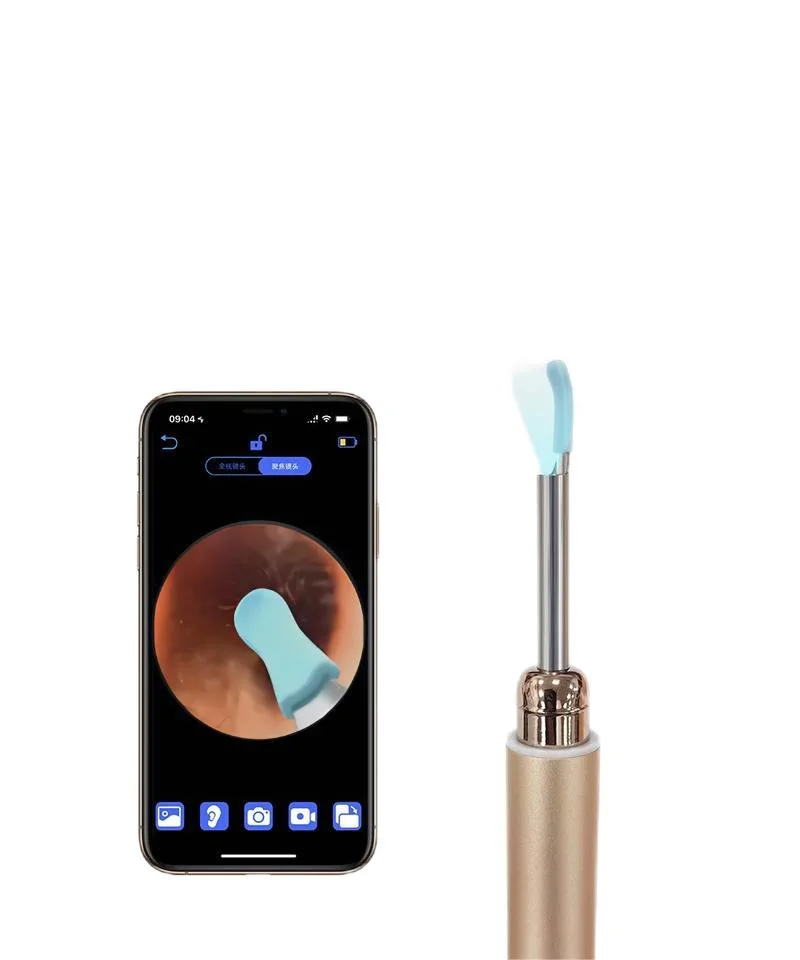 Factory Supply Pop Earpick with Endoscope Camera System Smart Visual Ear Cleaner