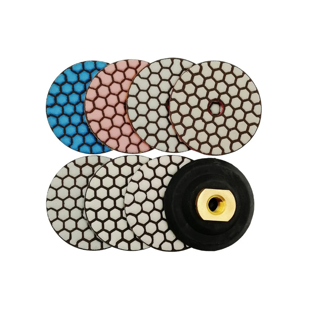 3&prime; &prime; B Flexible Sanding Discs Working Without Water Dry Diamond Polishing Pads