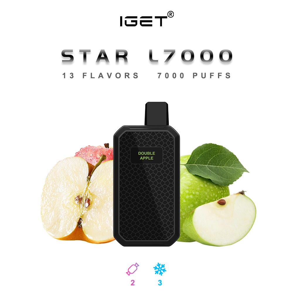 Iget Star 7000 inhalaciones mantener su Vape limpio y protegido con el diseño de la cubierta de polvo