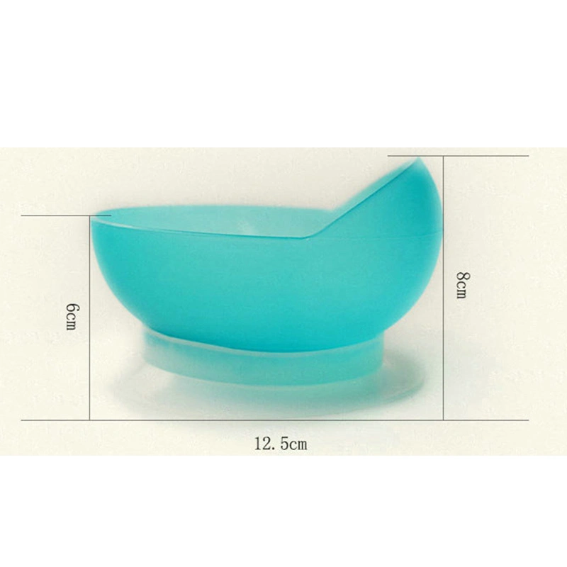 Anti-Slip Bowl for Stroke Hemiplegia Patients Disabilities Elderly Dine Assistive Tableware with Strong Suction Cup Base Plastic