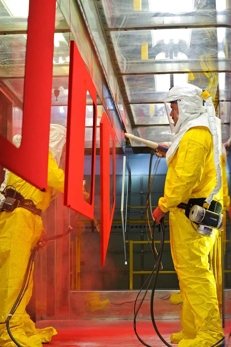 Pintura en polvo termoendurecible interior de la construcción de acabado en madera resistente a productos químicos, revestimiento de polvo