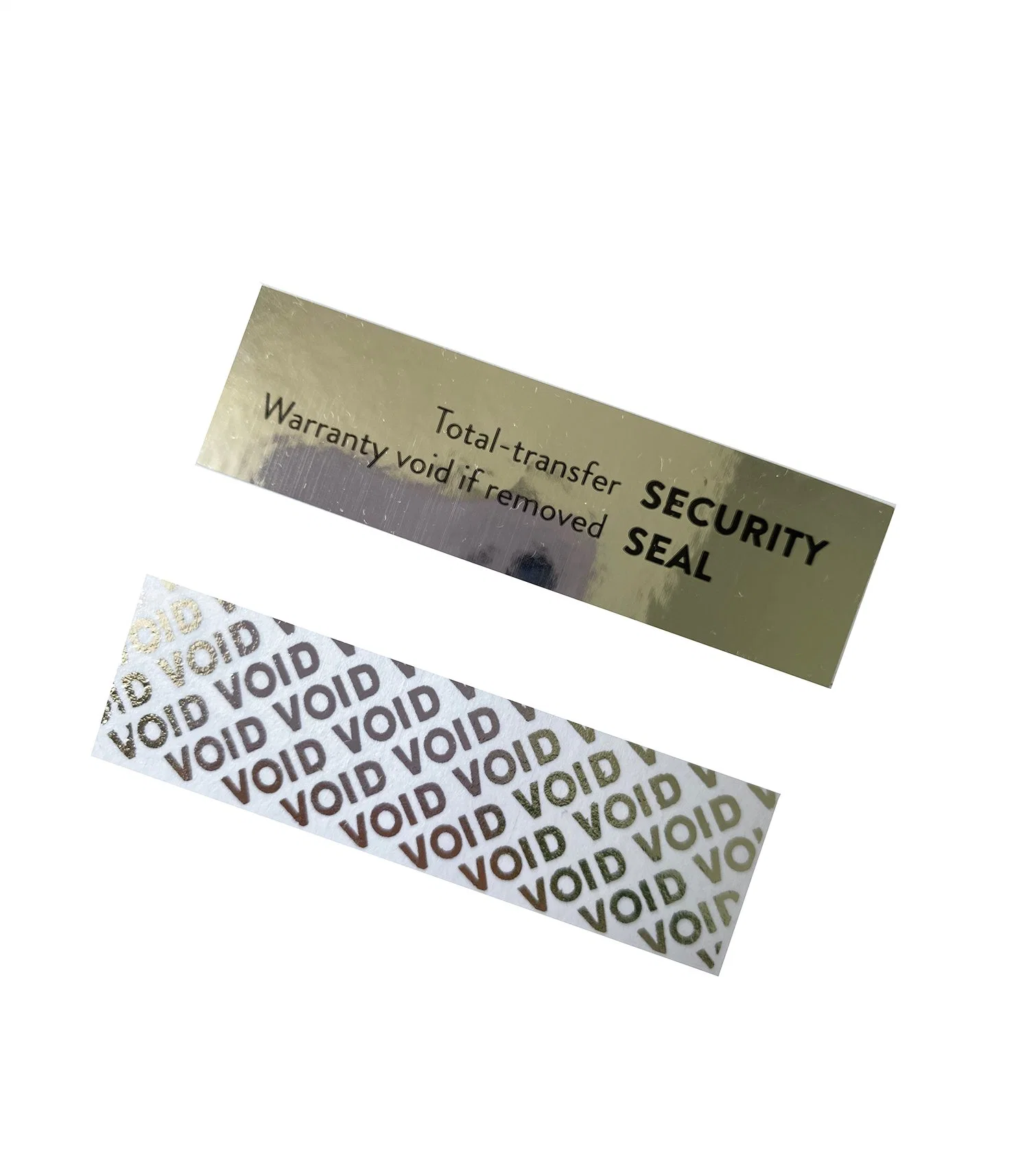 High Residual Transfer Tamper Evident Security Void Label with Customized Logo