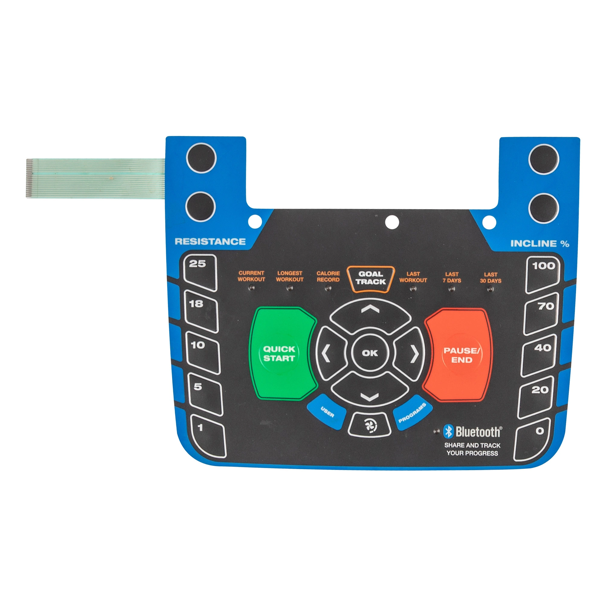 Bouton-poussoir personnalisé clavier à membrane commutateur à membrane étanche avec couleur Voyant LED