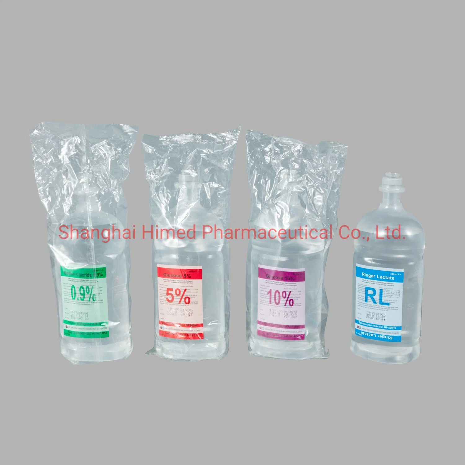 5% 10% de glucose/Dextrose et 0,9 % Chlorure de sodium/solution saline normale IV