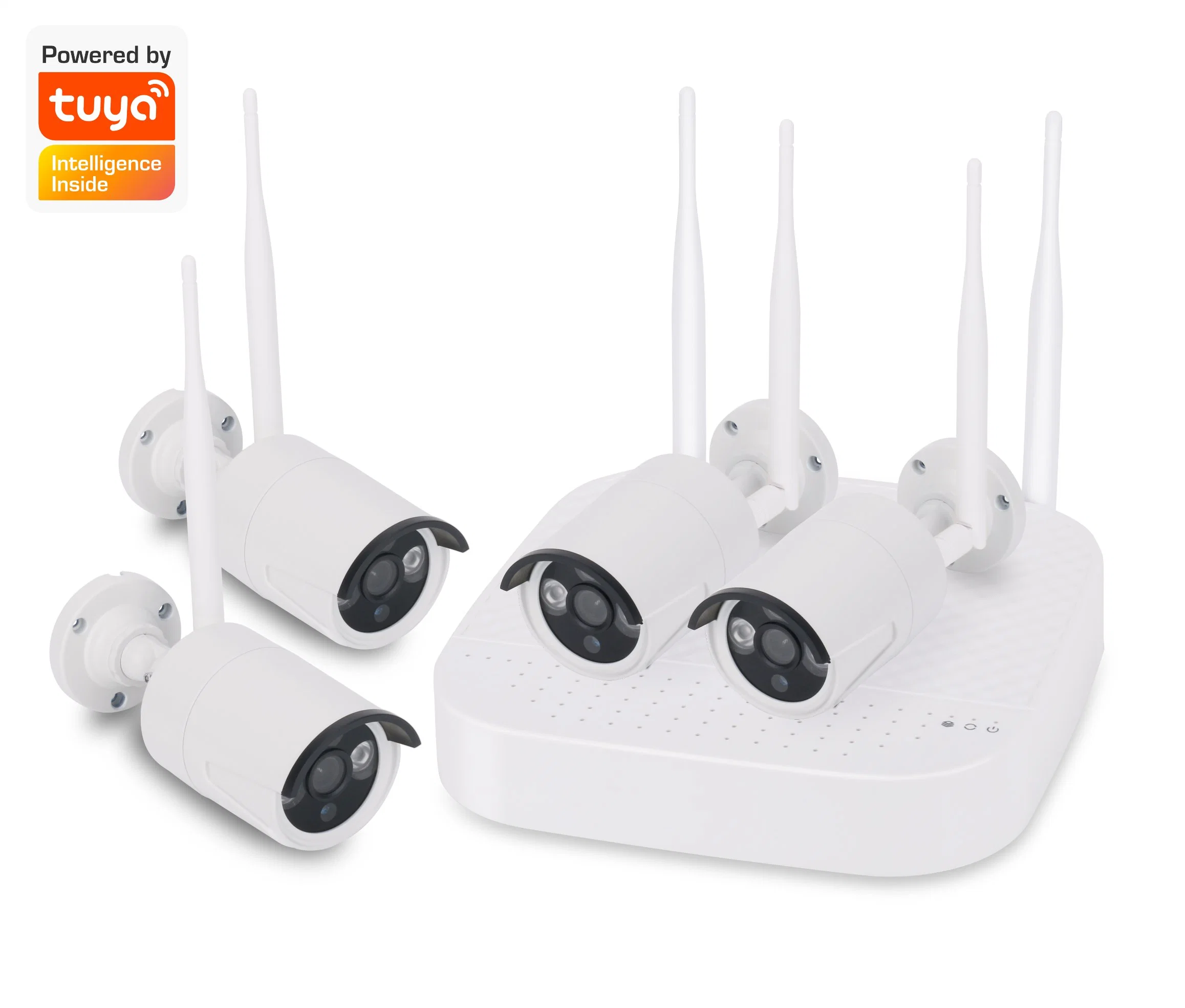 Smart APP Control Wireless WiFi IP CCTV Surveillance Camera NVR Kit Support Alexa & Google Home