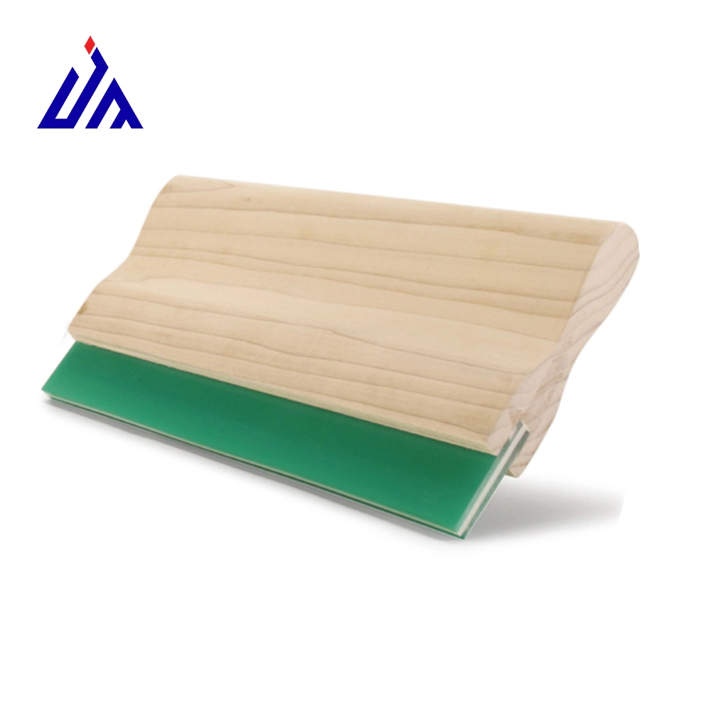 Usine vendre manche en bois PU Squeegee essuie-glace en caoutchouc