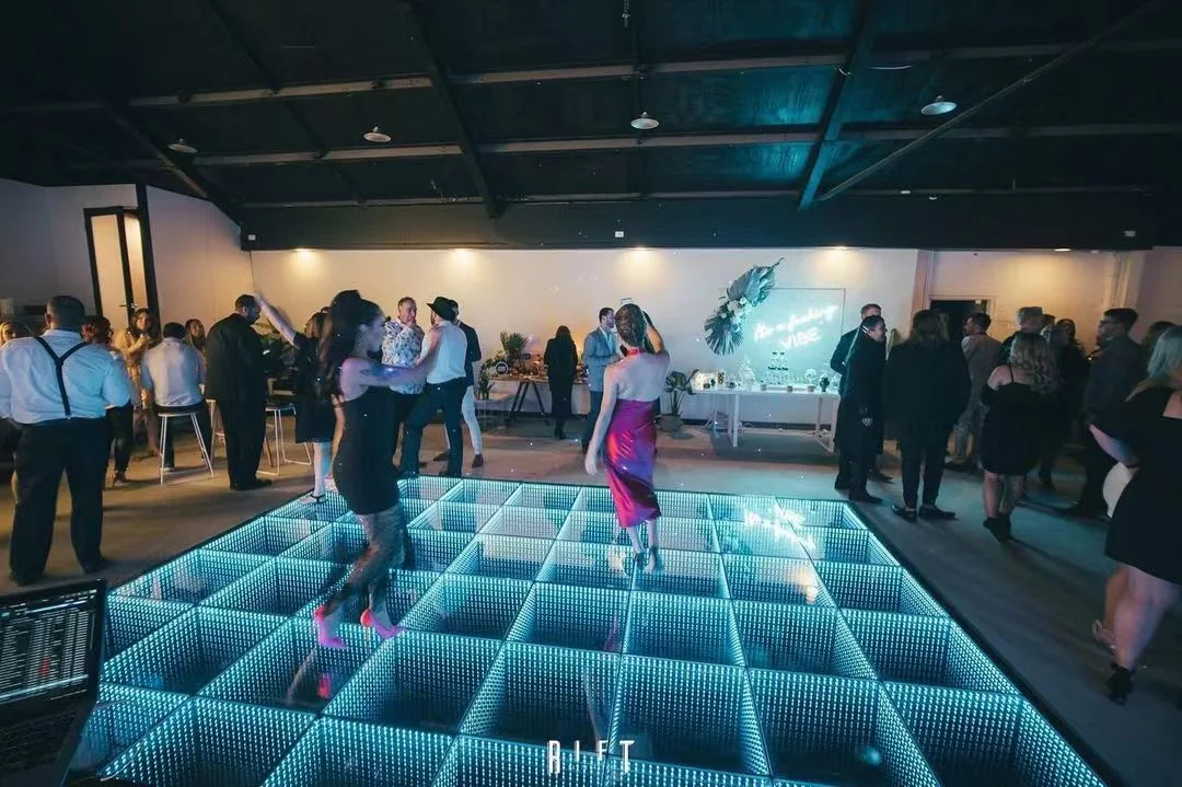 Magnetic LED Dance Floor Wedding Portable 3D Interactive Dance Floor Light