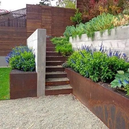 Metal Round Corten Steel Lawn Edging for Sale