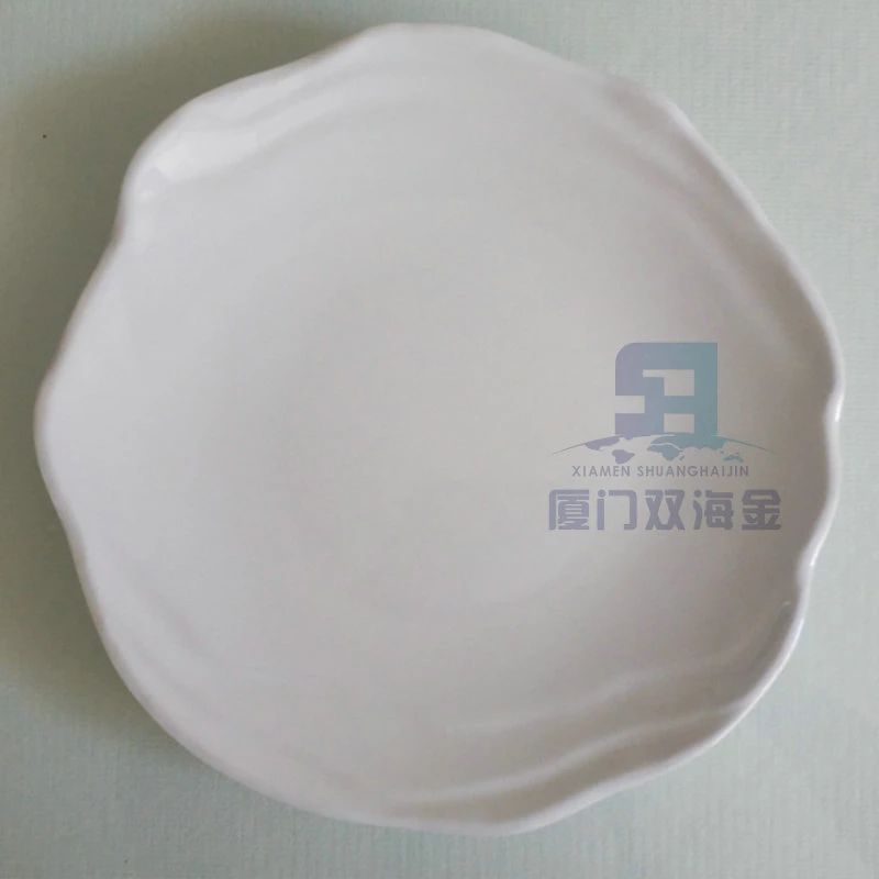 Glazing Powder Shinning Melamine Tableware Healthy Plate Amine Moulding Plastic Plate