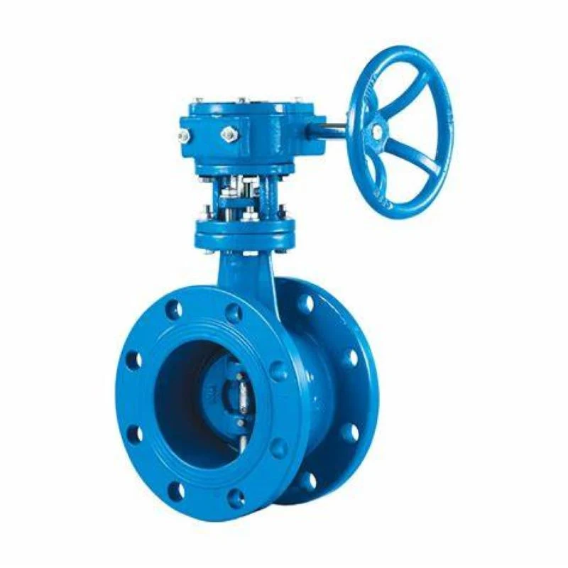 Gear Operated Soft Seat Flange End Butterfly Valve