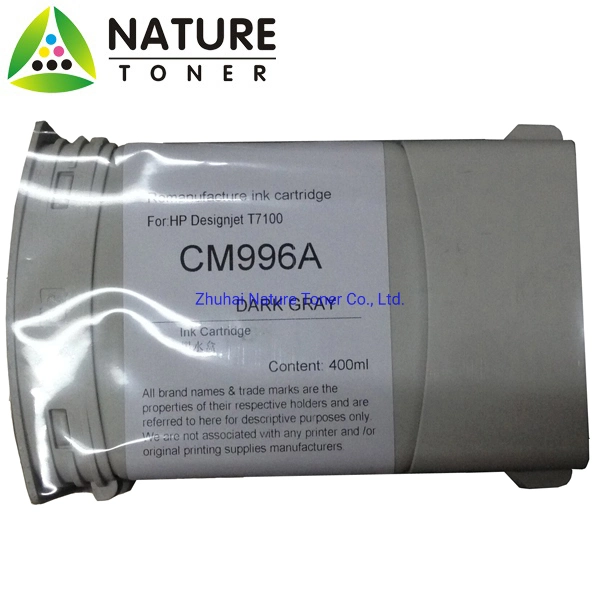 Compatible Wide (large) Format Ink Cartridge No. 761 Ink Cm991A Cm992A Cm993A Cm994A Cm995A Cm996A Cm997A for HP Designjet T7100 T7200