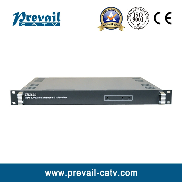 China CATV Digital Head-End Multi-Functional 8 in 1 Ts Receiver