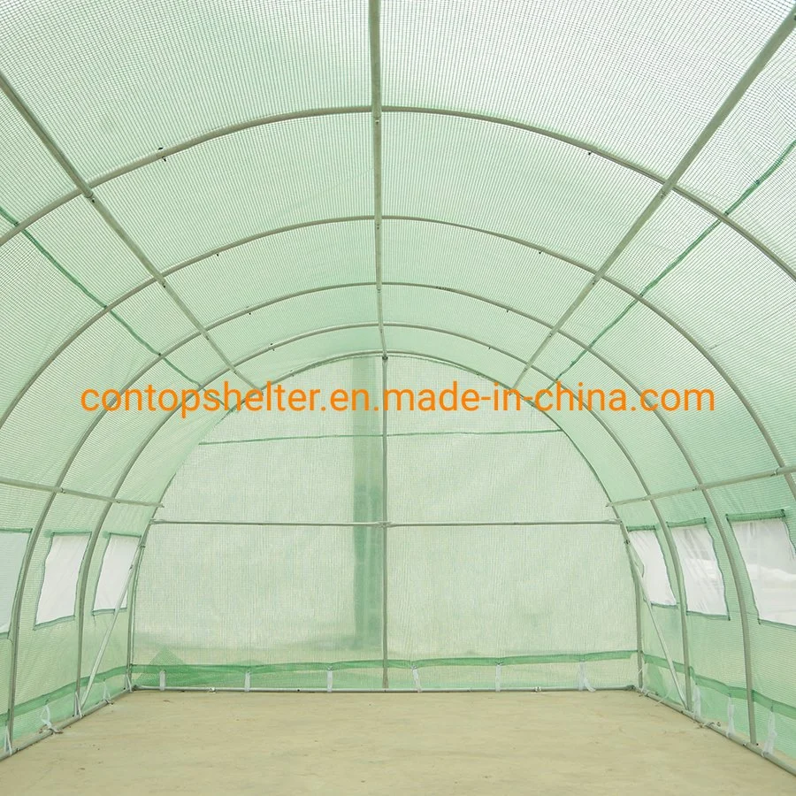 3X6X2m Plant Hot House Portable Walking in Tunnel Flower Greenhouse