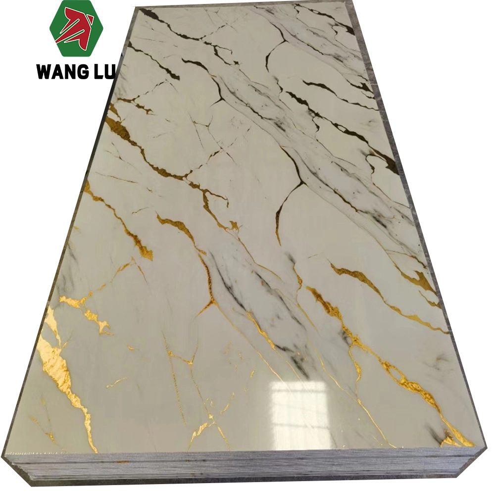 Manufacturer 3D UV Panel PVC Wall Panel PVC Marble Sheet for Decoration