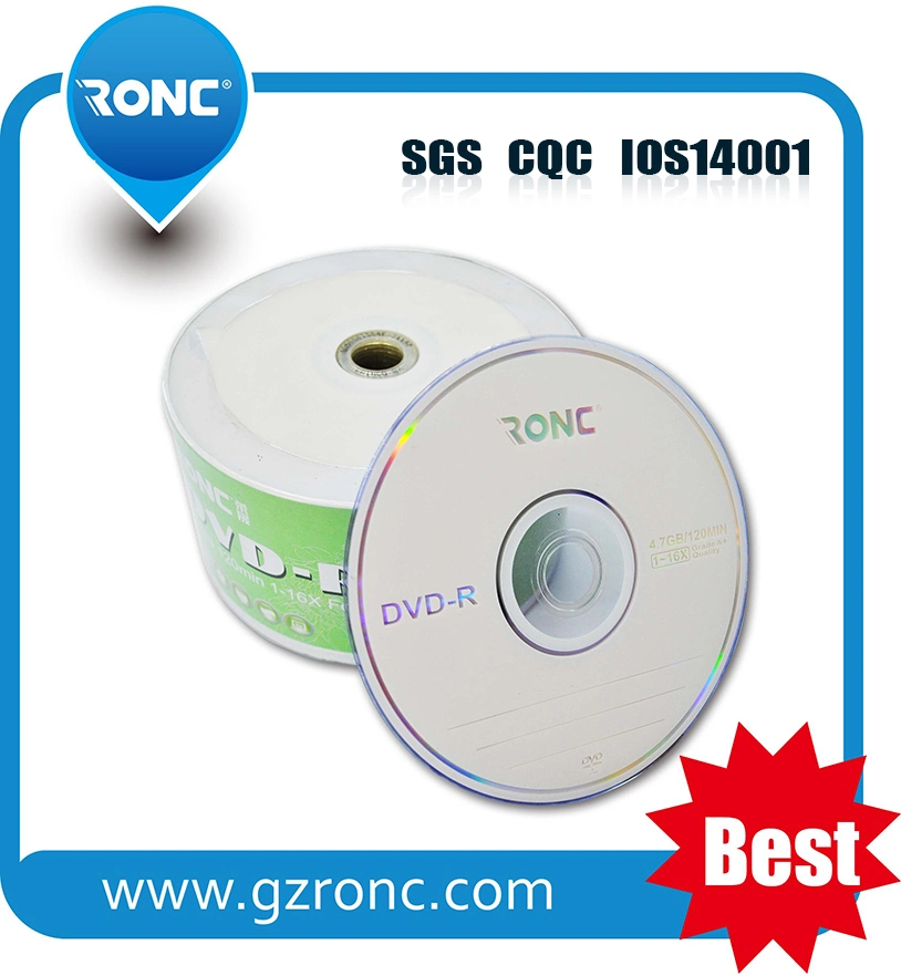 Ronc Wholesale Blank DVD-R OEM Logo Factory Price Blank DVD