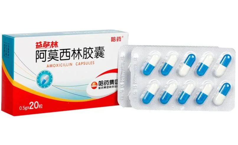 Amoxicillin Kapseln für Infektionen des Urogenitaltrakts, die durch Escherichia coli, Proteus Singular oder Enterococcus fecalis verursacht werden
