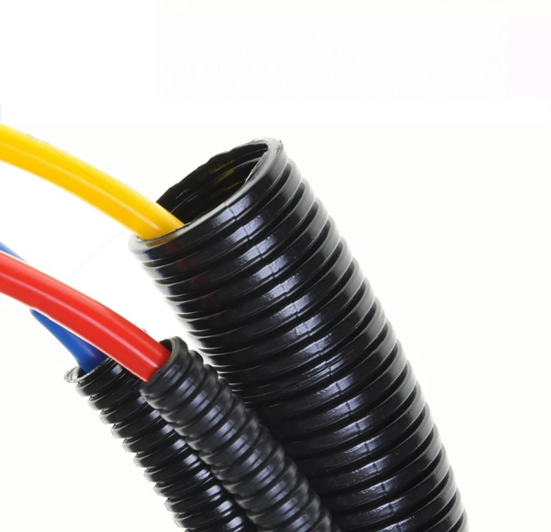 Jubo Liquid Tight Plastic Flexible Corrugated Cable Conduit for Electrical Cable Protection