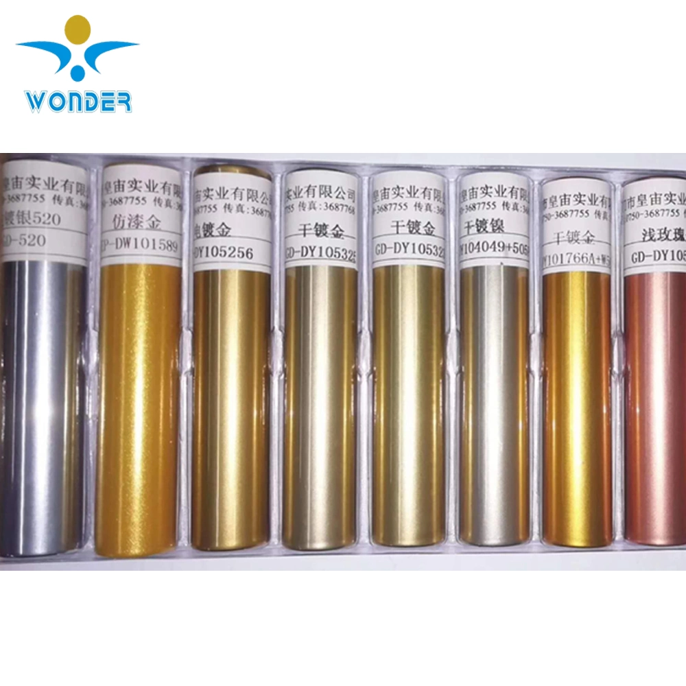 طلاء مسحوق كيميائي من الكروم الفضي المعدني باللون الذهبي للألومنيوم مع إيقاف تشغيل ISO9001 10%