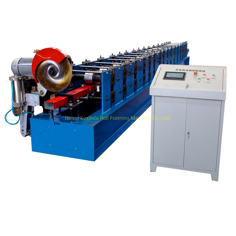 Steel/Galvaniced Steel/Aluminum Sheet Rectangular Drainage Pipe Roll Forming Machine