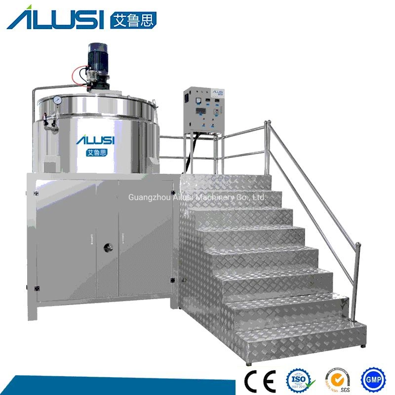 2000L Chemical Storage Stainless Steel Shampoo Mixing Homogenizer Tank Hand Sanitizer Mixer Equipment Liquid Soap Detergent Making Machine