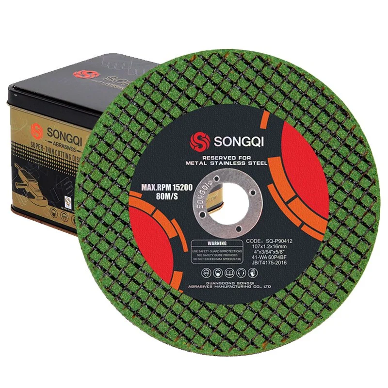 Songqi 107*1.2*16mm 107mm Cutting Disc Thin Cut off Wheel Metal Steel Strip