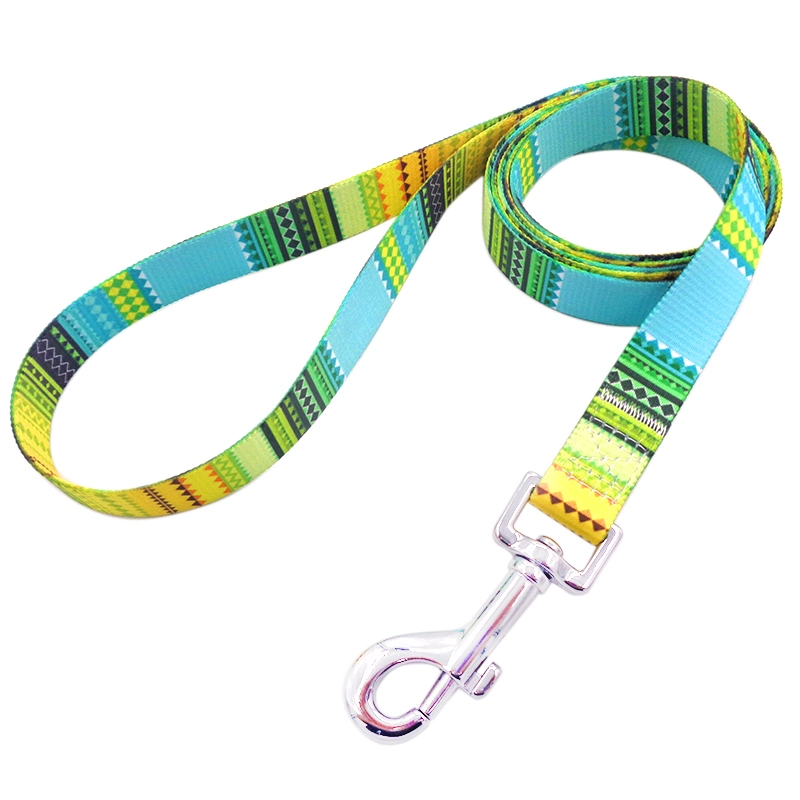 Sublimation Polyester Pet Dog Rope with Neck Ring Customizable Pattern