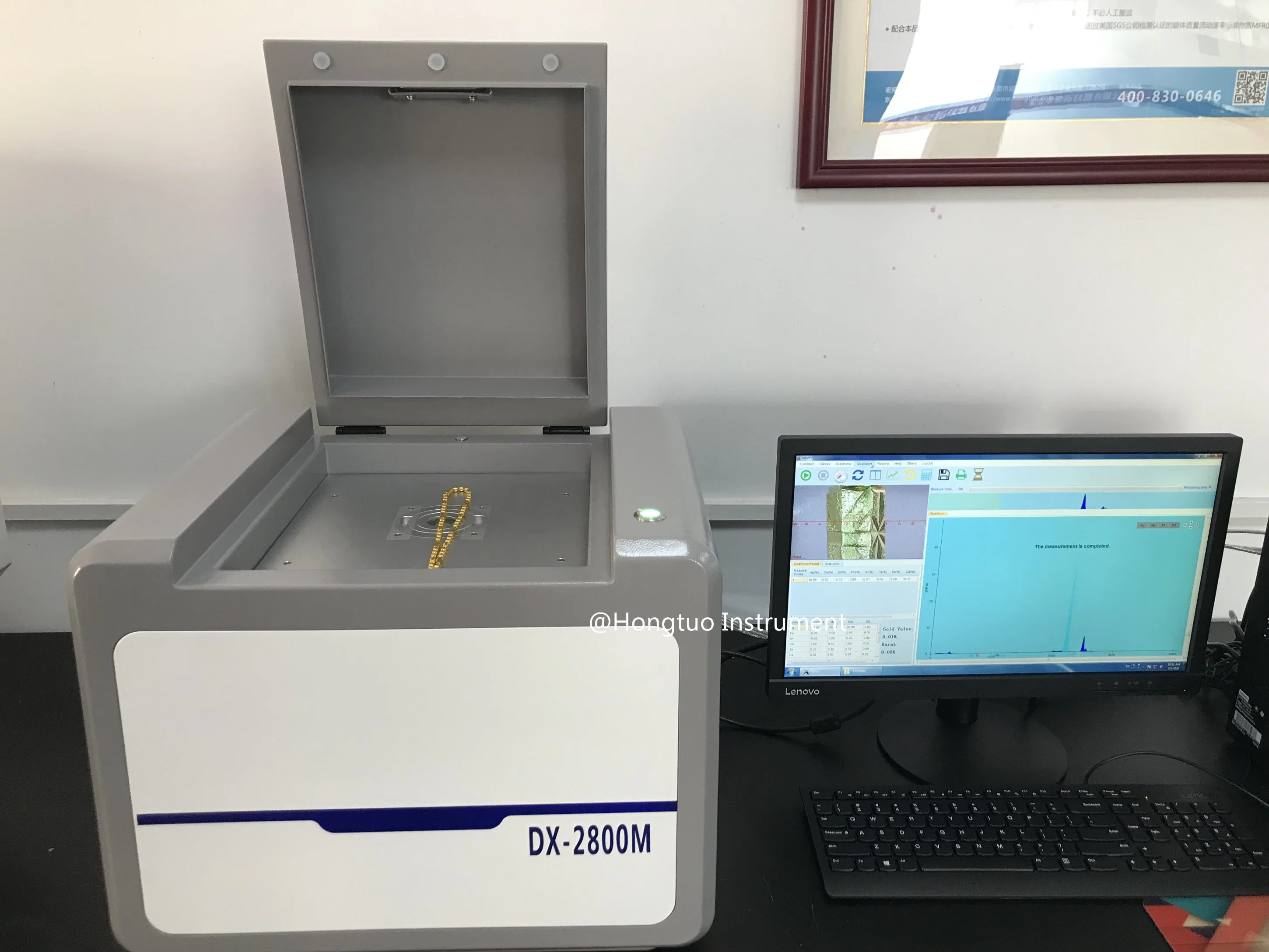 DX-2800M High Precision Xrf Spectrometer For Full Precious Metals Test