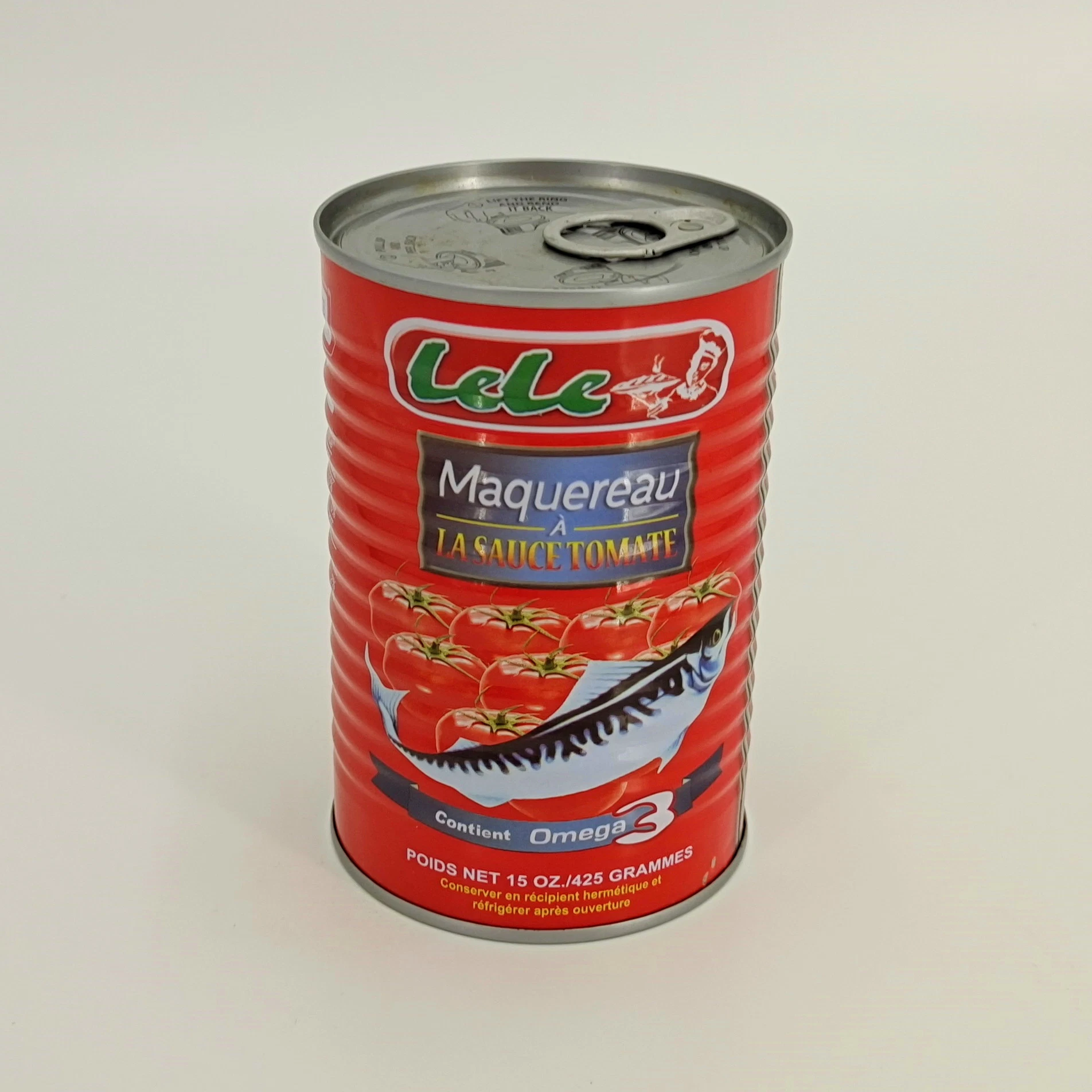 Good Quality 425g Canned Mackerel in Kitchen in Tomato Sauce to Guinea