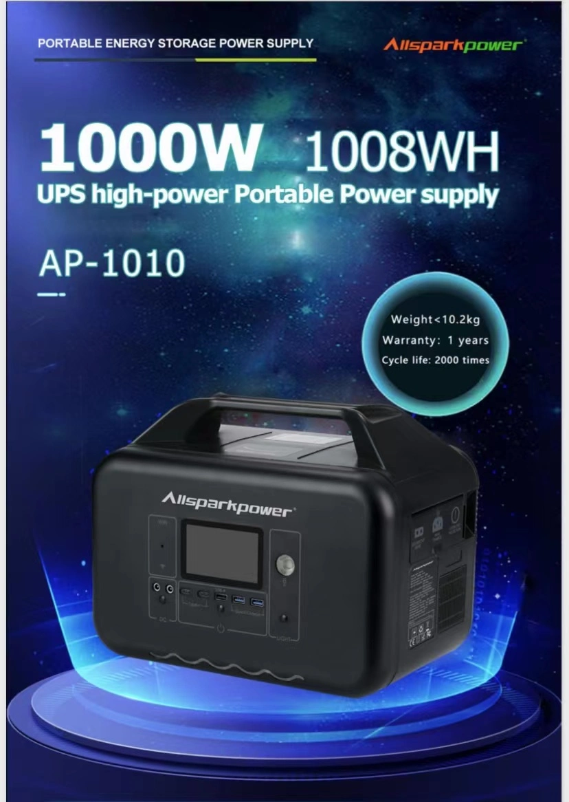 Allsparkpower 1000W Portable Power Station with QC Fast Charging Power Bank