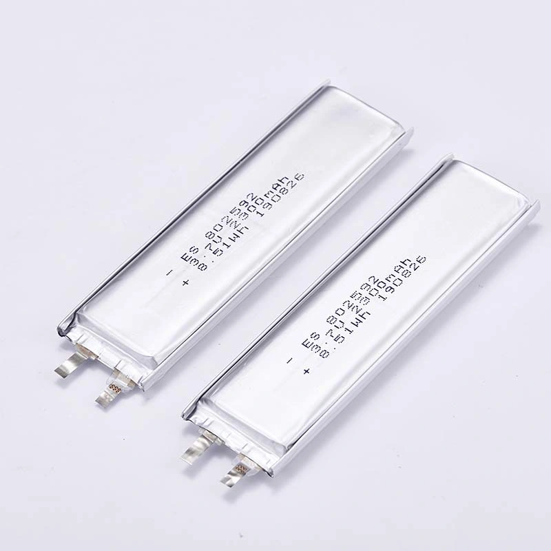 Rechargeable Lipo Battery 3.7V 802592 2300mAh Lithium Ion Cells Battery for Wearable Watch