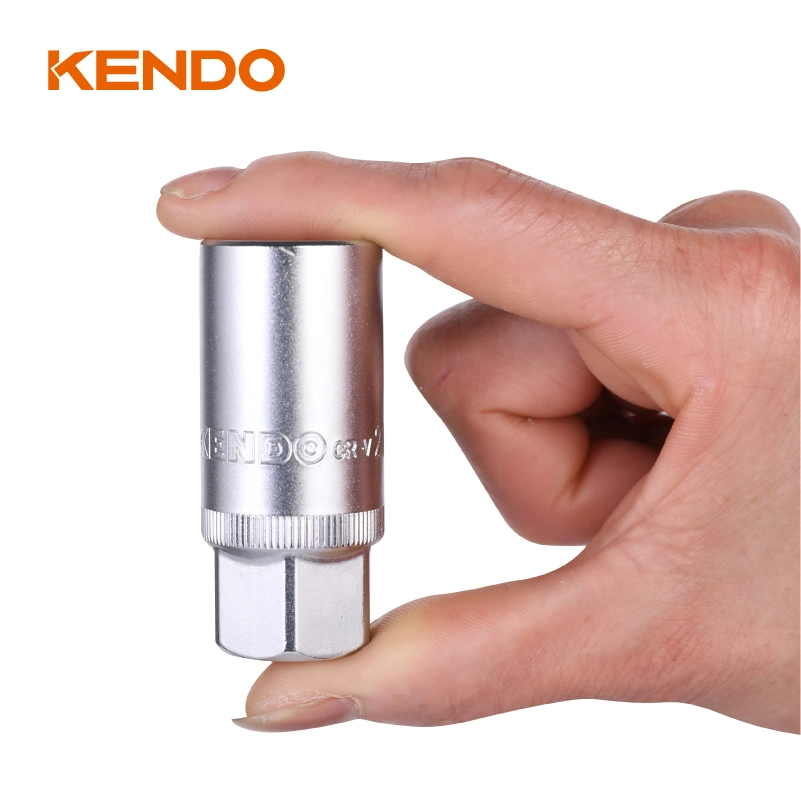 Kendo 1/2" Dr. Spark Plug Socket The Sockets' Interior Rubber Gaskets Eliminates Slippage and Prevents Damage to Spark Plug