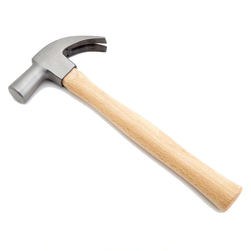 Nail Hammer with Wooden Handle Rubber Hammer Claw Hammer