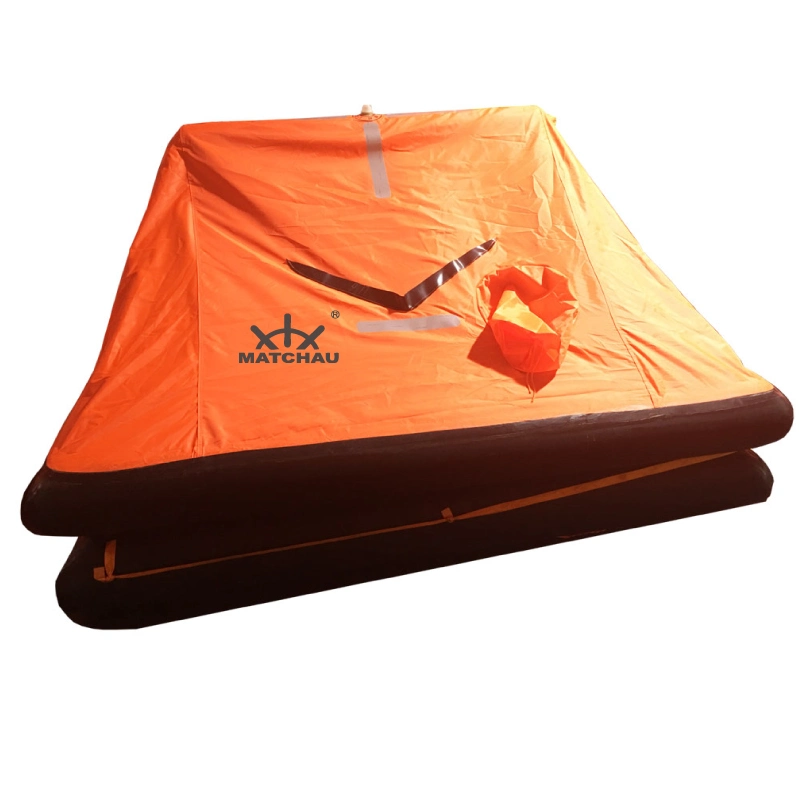 ISO 9650-1 Regulation Throw Over Board Inflatable Life Raft for Yacht