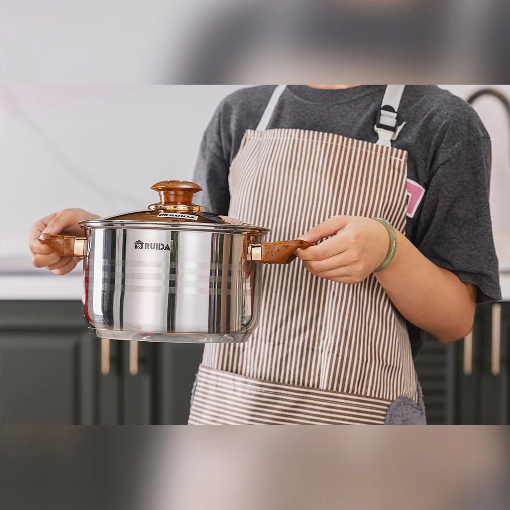 Équipement de cuisine ustensiles DE cuisine 8 PIÈCES en acier inoxydable avec poignée Bakélite