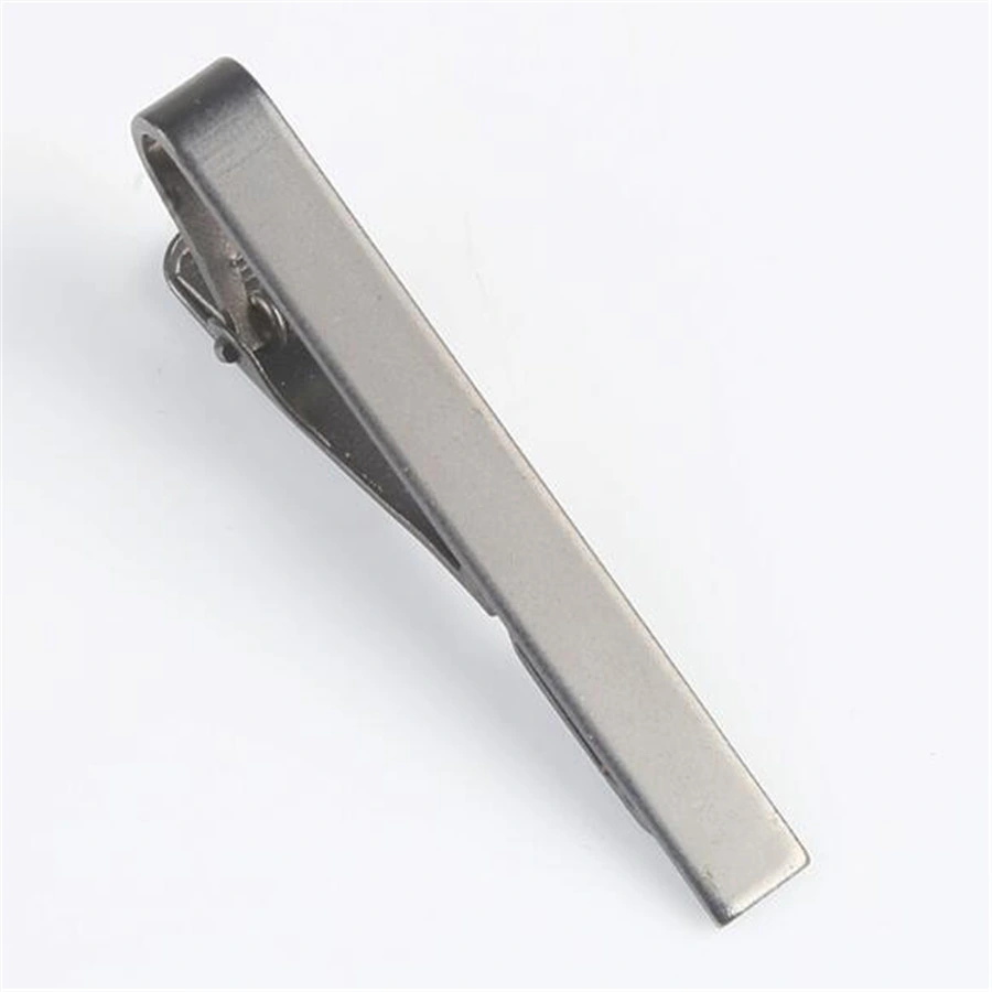 Hot Selling Men Matte Colors Custom Metal Brass Blank Tie Bar Clip