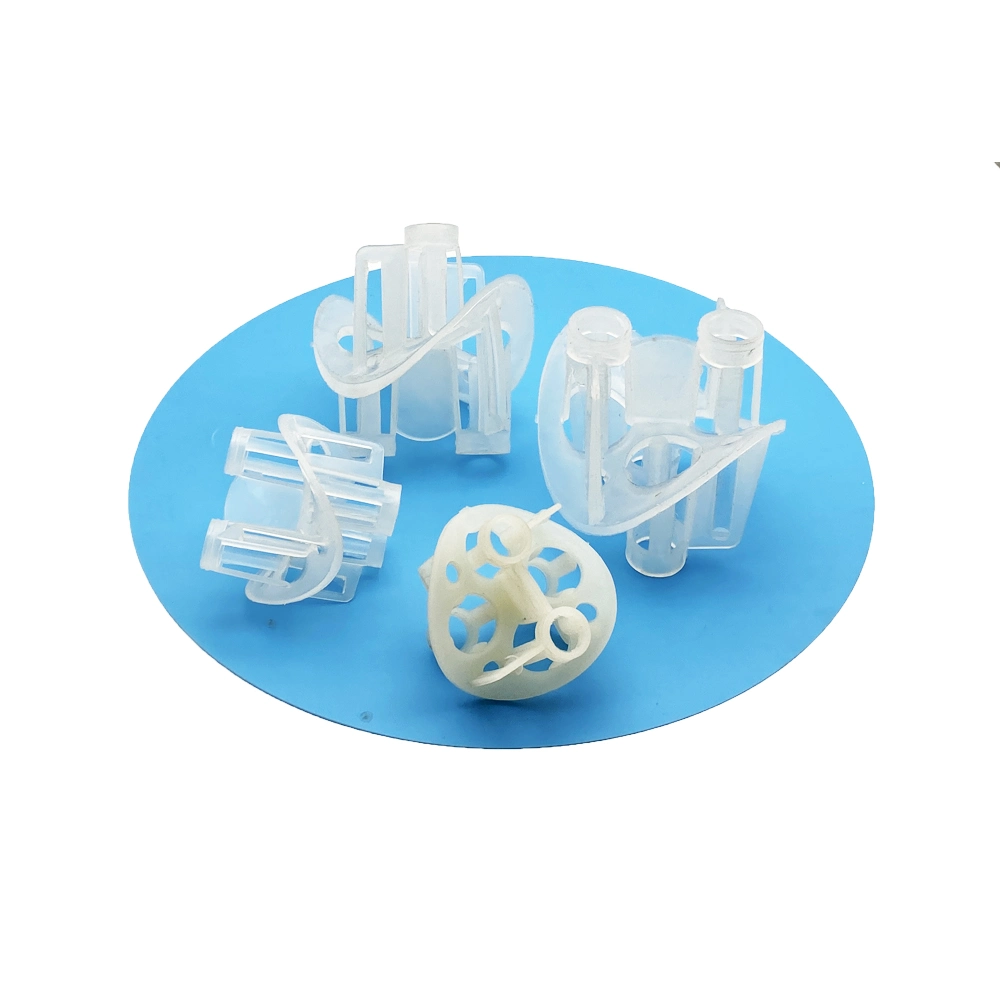 Plastic Heilex Ring 50mm 76mm 100mm Plastic Random Packing for Adsorption Tower