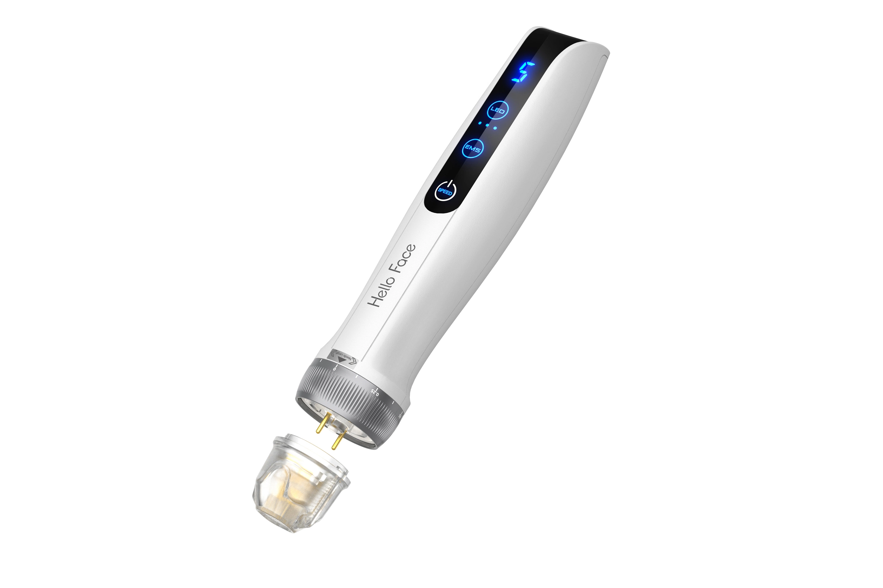 2023 Newest Lelectric Red Light Blue Light EMS Microneedling Pen Q2 for Skin Rejuvention