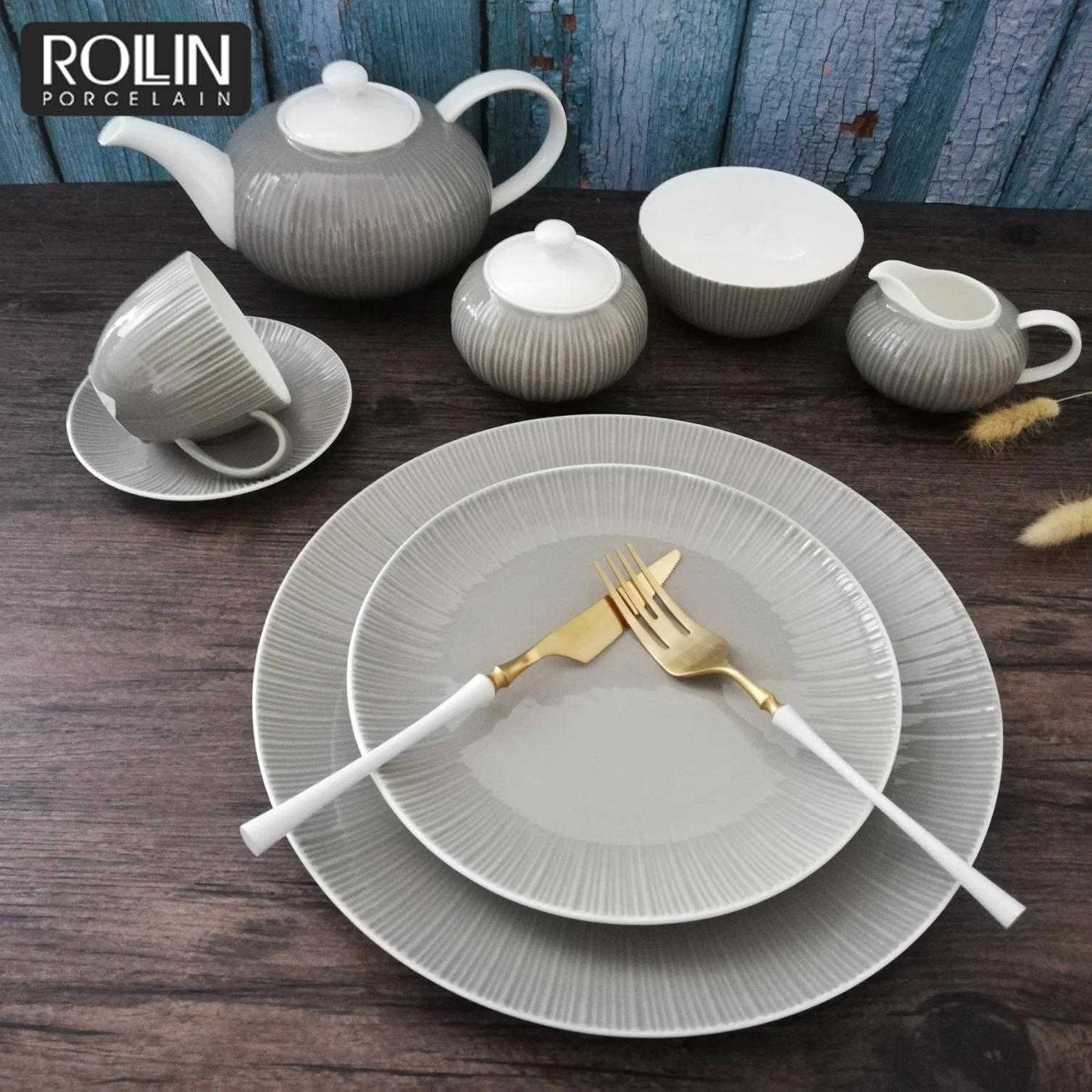 Hot Selling Fine Bone China Tableware Design for Modern Restaurant and Hotel