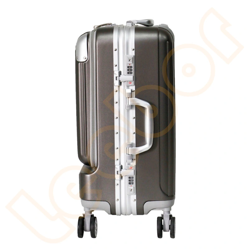 Computer Luggage 20 Inch Aluminium Frame Trolley Business Luggage (L-L8108)