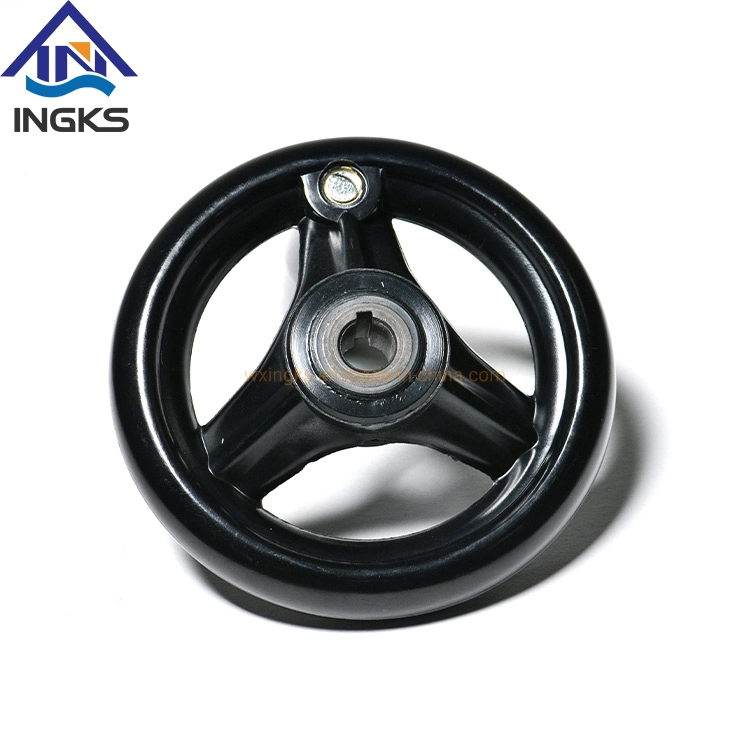 Ingks Rubber Wood Factory Supply Plastic Spoke Handwheels