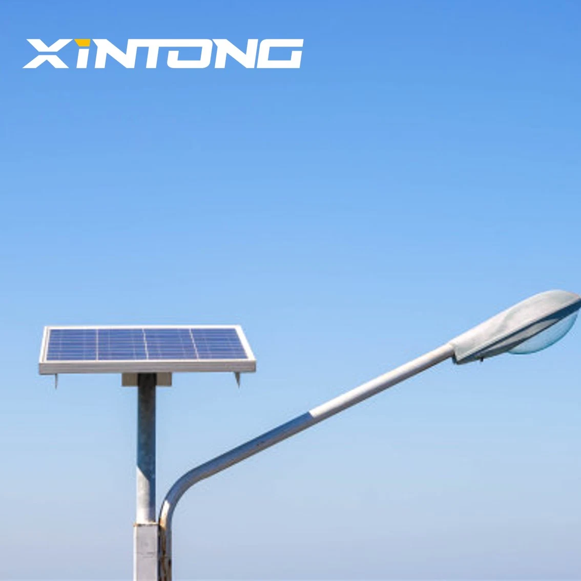 150W Outdoor Solar LED Street Light Energy Saver Warm White Black Color