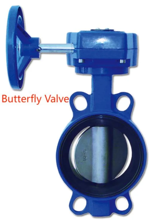 DN40-DN600 Class 125 Ductile Iron Stainless Steel Wafer Lug Butterfly Valve